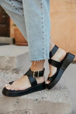 BEAST FASHION Shoes Camila Sandals In Black