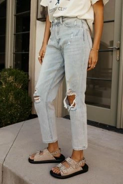 PLASTIC Vervet Gretta Mom Jeans