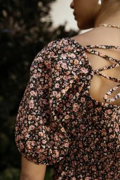 LUSH CLOTHING Della Mini Dress In Black - FINAL SALE