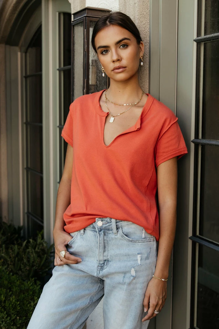 Hot Sale π WORUI Tops Marissa Tee In Orange π 2 WORUI Tops Marissa Tee In Orange
