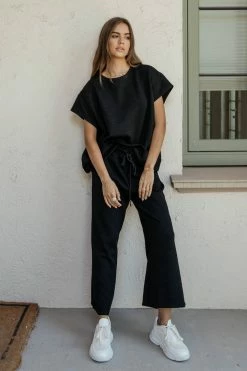 SEE AND BE SEEN Sonia Top In Black New Arrivals