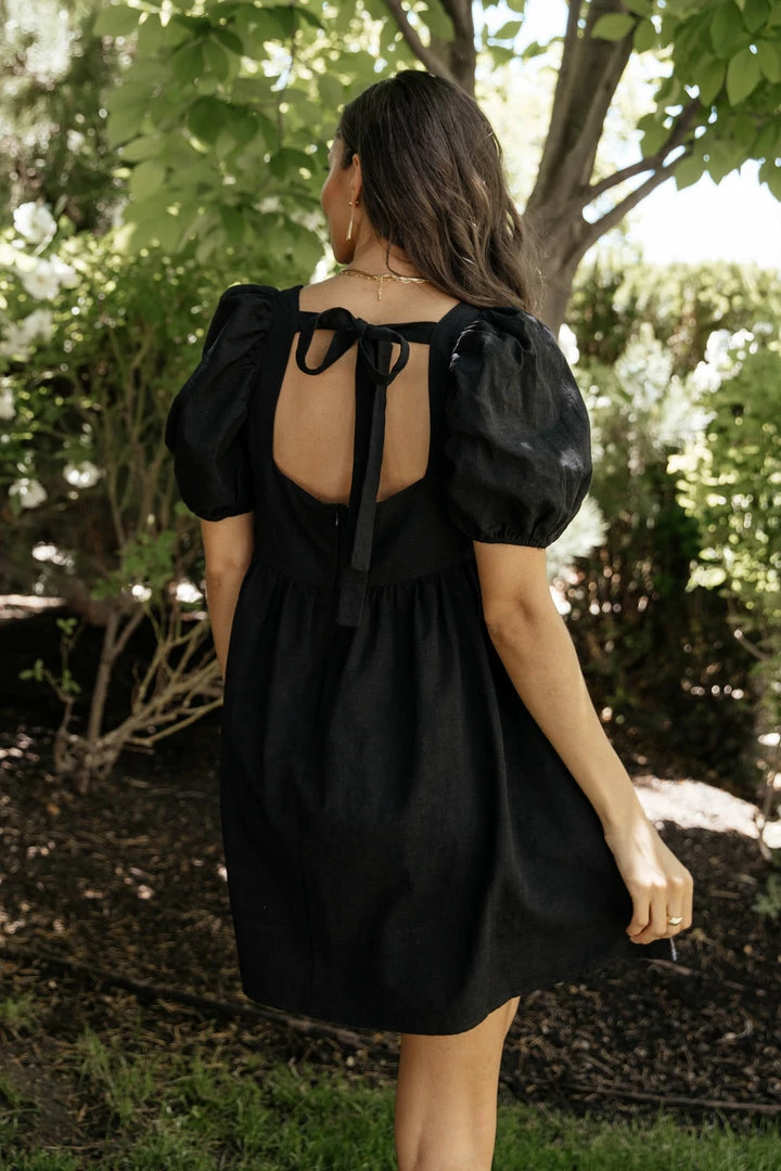 Promo π JACQUIE THE LABEL Rosalee Mini π Dress In Black - FINAL SALE π€© 3 JACQUIE THE LABEL Rosalee Mini Dress In Black - FINAL SALE