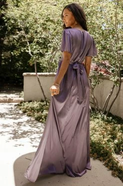 RICARICA Everleigh Maxi Dress In Lilac