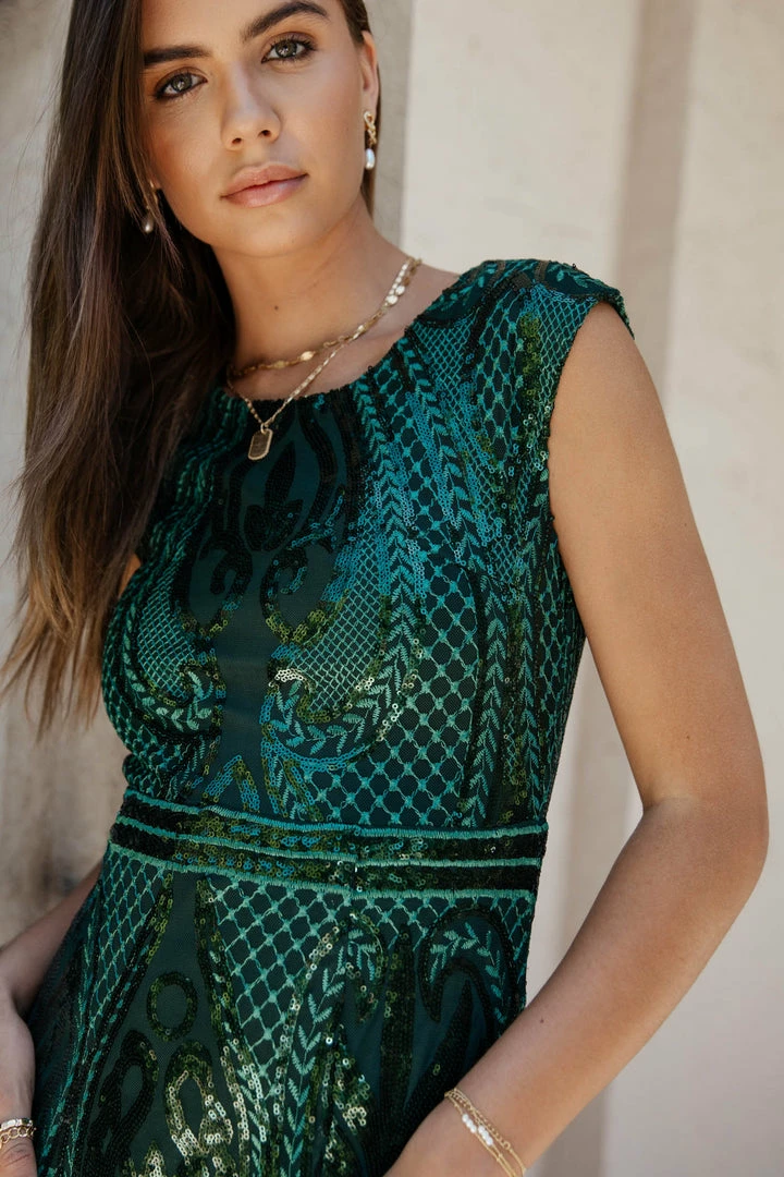 Flash Sale π RICARICA Eloise Maxi π Dress In Hunter Green 𧨠3 RICARICA Eloise Maxi Dress In Hunter Green