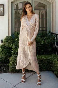 Best Sale ๐ SEE AND BE SEEN ๐ Dresses Madeline Sequin ๐ Dress In Rose Gold - FINAL SALE ๐คฉ 9 SEE AND BE SEEN Dresses Madeline Sequin Dress In Rose Gold - FINAL SALE