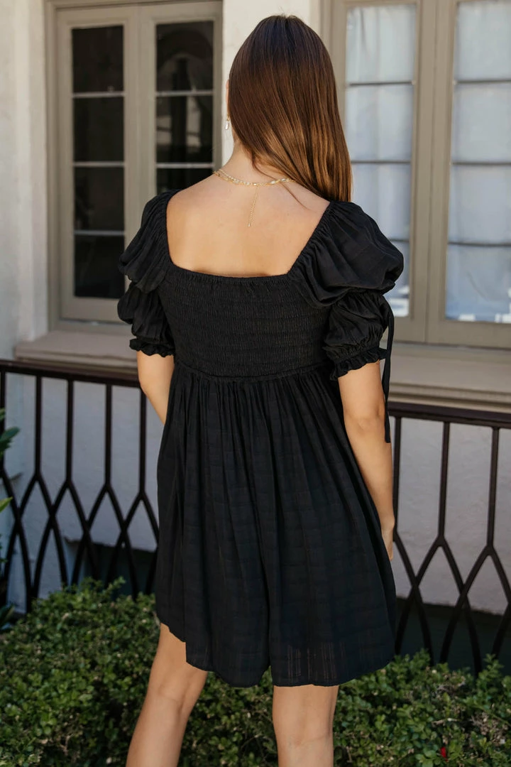 Outlet π Mustard Seed Reagan Mini π Dress In Black - FINAL SALE π― 6 Mustard Seed Reagan Mini Dress In Black - FINAL SALE