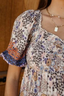 MILLIBON POLYMOND DK INC Mercedes Midi Dress - FINAL SALE