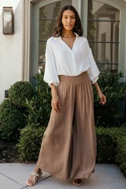 Mustard Seed Skye Button Down In White - FINAL SALE