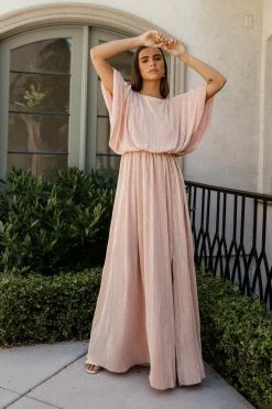 SEE AND BE SEEN Brooke Maxi Dress In Pink
