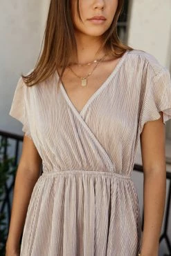 SEE AND BE SEEN Alessandra Dress In Grey Dresses