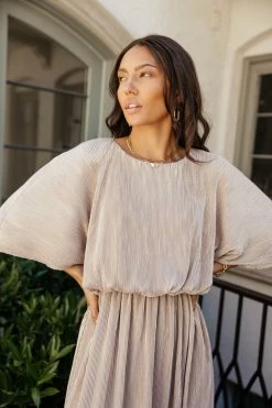 SEE AND BE SEEN Dresses Brooke Maxi Dress In Grey