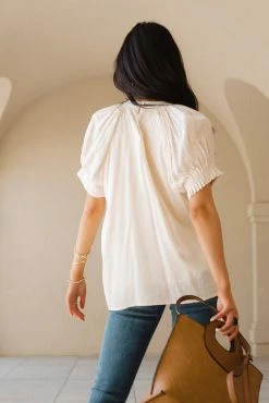 CONCEPT CLOTHING Judith Embroidered Blouse - FINAL SALE