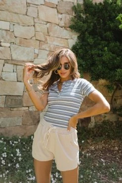 Flash Sale π₯ GINGER G Roger Striped Top In Mustard - FINAL SALE 𧨠21 GINGER G Roger Striped Top In Mustard - FINAL SALE