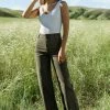 MIOU MUSE Darian Pants In Olive - FINAL SALE