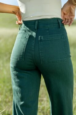 MIOU MUSE Darian Pants In Teal - FINAL SALE