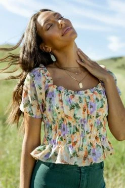 LUSH CLOTHING Jocelyn Crop Top - FINAL SALE Tops