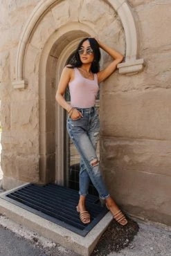 SINA Micah Bodysuit In Lavender - FINAL SALE