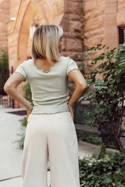 Vero Moda Sydia Tee In Lilac - FINAL SALE