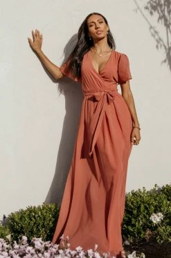 Deals β€οΈ RICARICA New Arrivals Josie Maxi π Dress In Terracotta π₯° 9 RICARICA New Arrivals Josie Maxi Dress In Terracotta