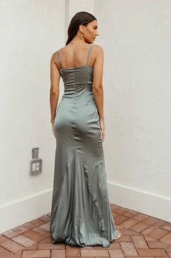 RICARICA Renee Maxi Dress In Sage - FINAL SALE