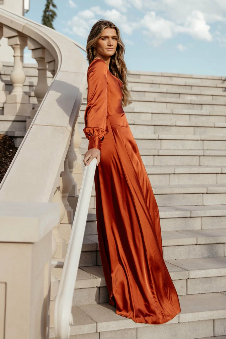 Budget β RICARICA Kristie Maxi π Dress In Rust - FINAL SALE π€© 3 RICARICA Kristie Maxi Dress In Rust - FINAL SALE