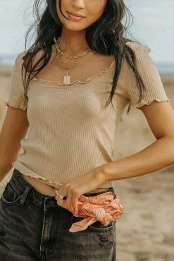 Vero Moda Sydia Tee In Lilac - FINAL SALE