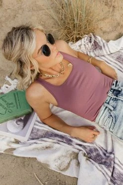 SINA Tops Micah Bodysuit In Ivory - FINAL SALE