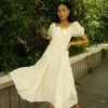 WORUI Dresses Gemma Midi Dress In Cream