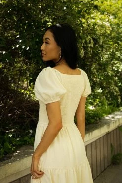 Cheap ๐งจ WORUI ๐ Dresses Gemma Midi ๐ Dress In Cream ๐ 12 WORUI Dresses Gemma Midi Dress In Cream