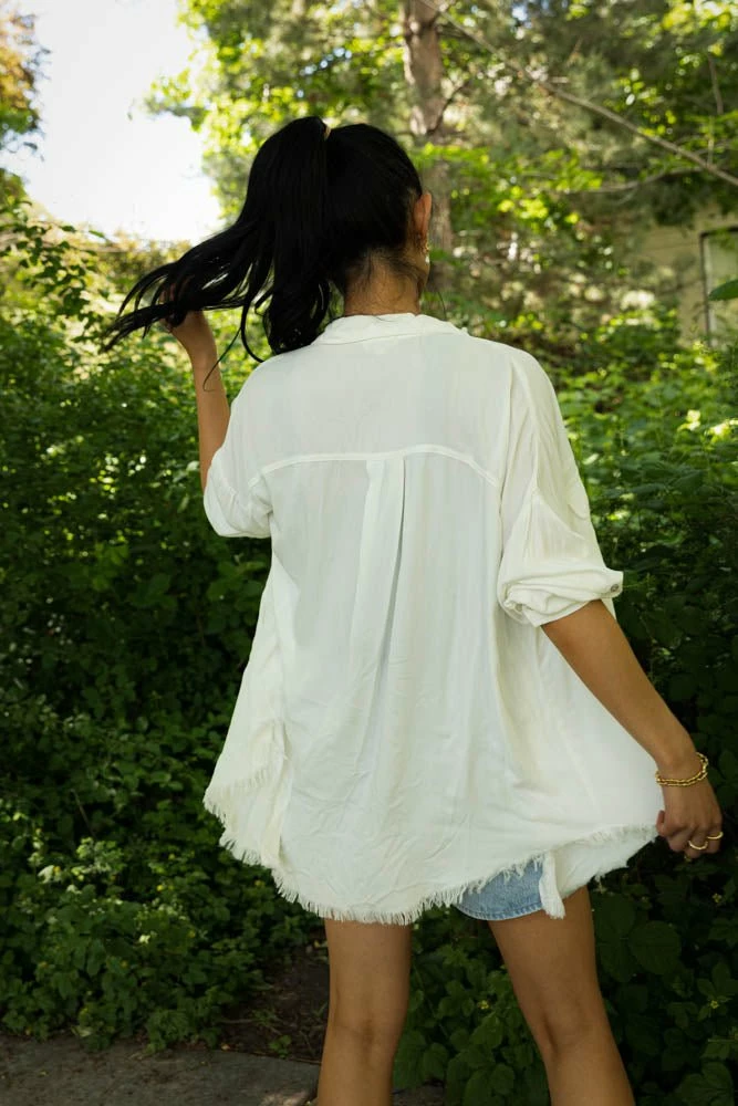 Best Pirce π LIME N CHILI Chanel Button Down Top In Ivory - FINAL SALE π― 4 LIME N CHILI Chanel Button Down Top In Ivory - FINAL SALE