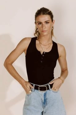 DYNAMIC FASHION Luisa Bodysuit In Black - FINAL SALE