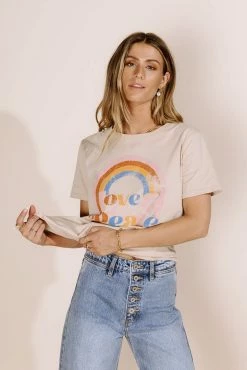 Tres Bien Love And Peace Graphic Tee