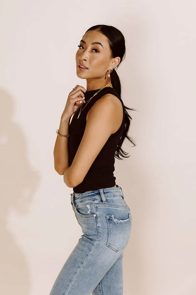 Coupon β DYNAMIC FASHION Tops Mollie Ribbed Tank In Black π 4 DYNAMIC FASHION Tops Mollie Ribbed Tank In Black