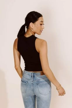Coupon β DYNAMIC FASHION Tops Mollie Ribbed Tank In Black π 12 DYNAMIC FASHION Tops Mollie Ribbed Tank In Black