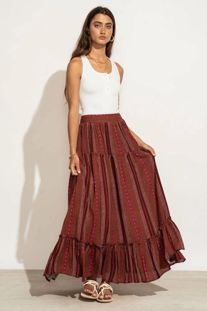 Cheap ๐ DRESS FORUM Frida Tiered ๐ Skirt - FINAL SALE โญ 5 DRESS FORUM Frida Tiered Skirt - FINAL SALE