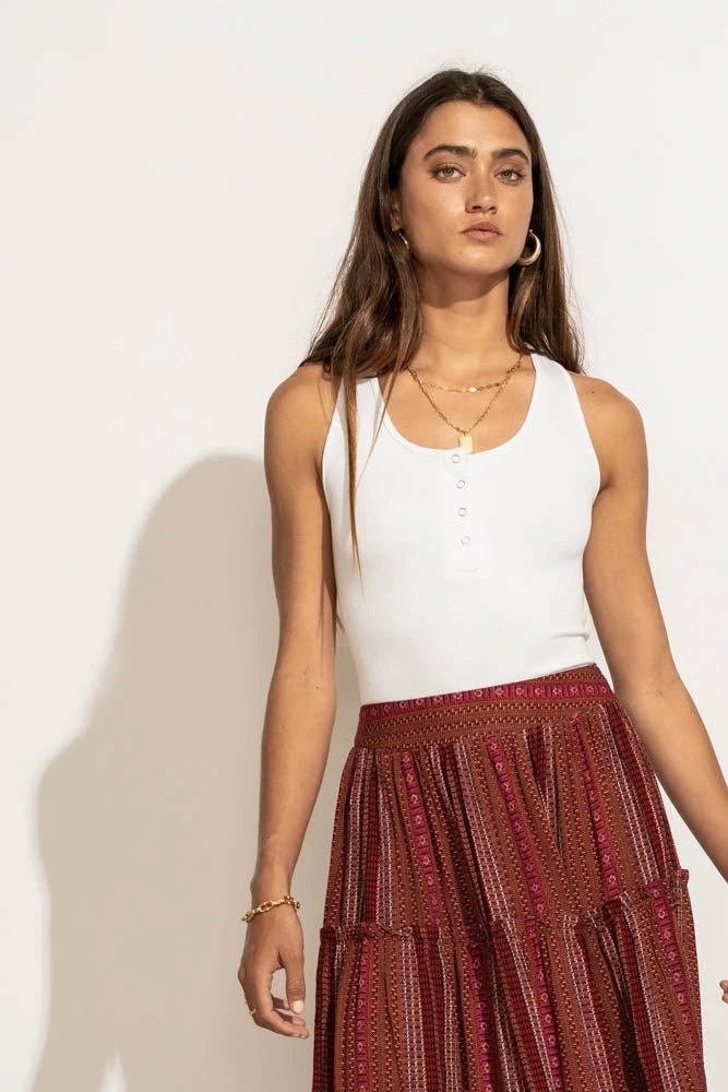 Cheap ๐ DRESS FORUM Frida Tiered ๐ Skirt - FINAL SALE โญ 3 DRESS FORUM Frida Tiered Skirt - FINAL SALE