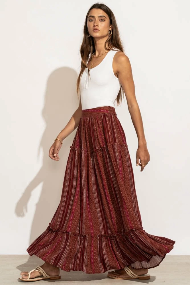 Cheap ๐ DRESS FORUM Frida Tiered ๐ Skirt - FINAL SALE โญ 4 DRESS FORUM Frida Tiered Skirt - FINAL SALE