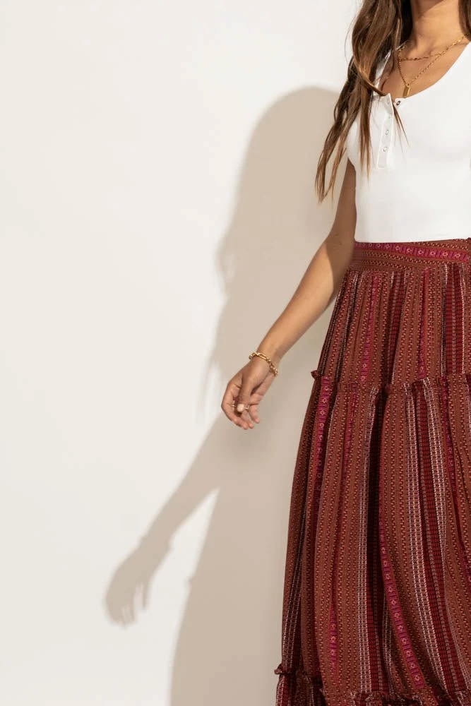 Cheap ๐ DRESS FORUM Frida Tiered ๐ Skirt - FINAL SALE โญ 9 DRESS FORUM Frida Tiered Skirt - FINAL SALE