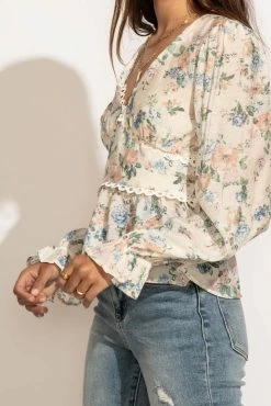BLU PEPPER Fay Floral Blouse - FINAL SALE