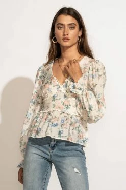 BLU PEPPER Fay Floral Blouse - FINAL SALE