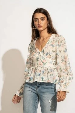 BLU PEPPER Fay Floral Blouse - FINAL SALE