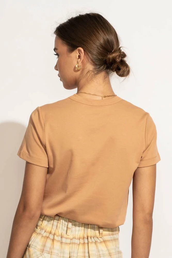 Best reviews of ๐ WORUI Mckenna Tee ๐ Shirt In Tan ๐ 9 WORUI Mckenna Tee Shirt In Tan