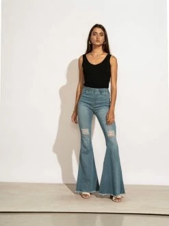 AARON & AMBER Traci Flare Jeans- FINAL SALE