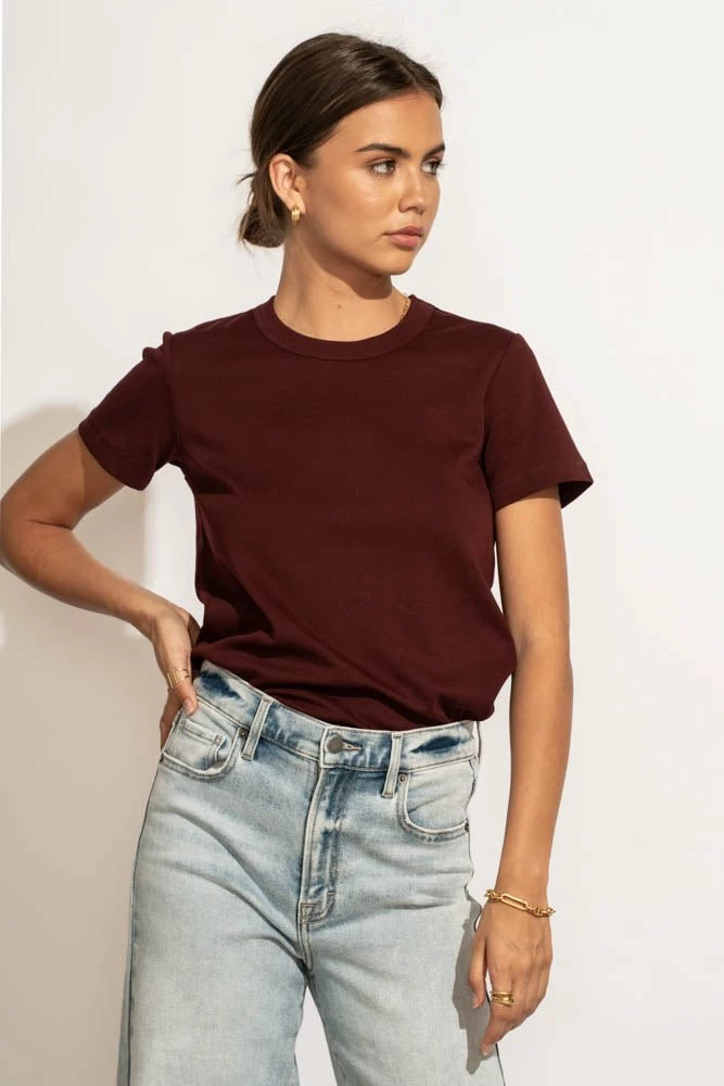 Coupon β WORUI Mckenna Tee π Shirt In Maroon π€© 4 WORUI Mckenna Tee Shirt In Maroon