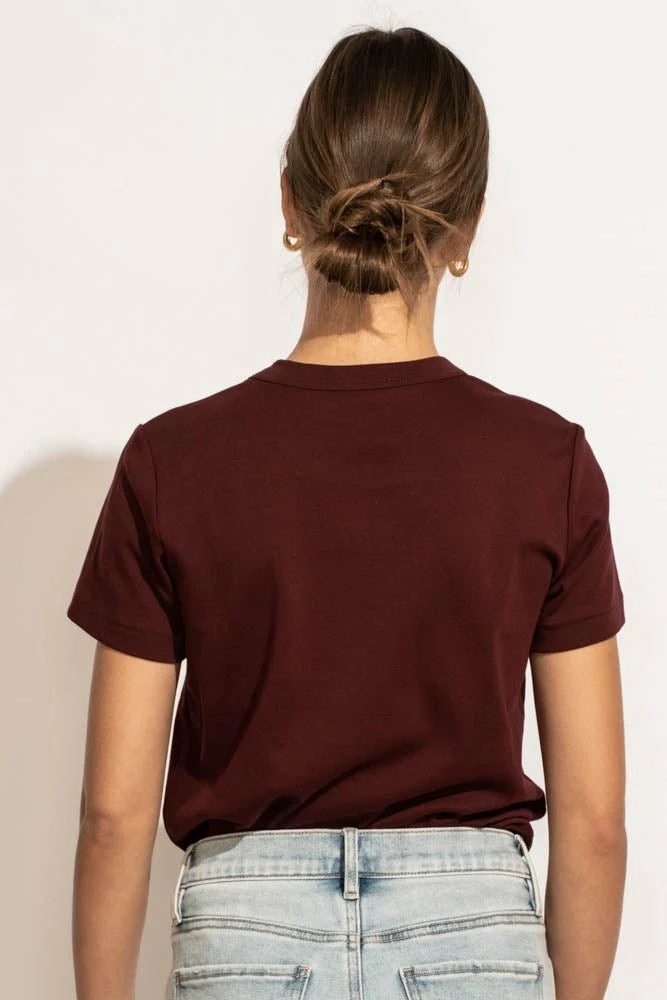 Coupon β WORUI Mckenna Tee π Shirt In Maroon π€© 6 WORUI Mckenna Tee Shirt In Maroon