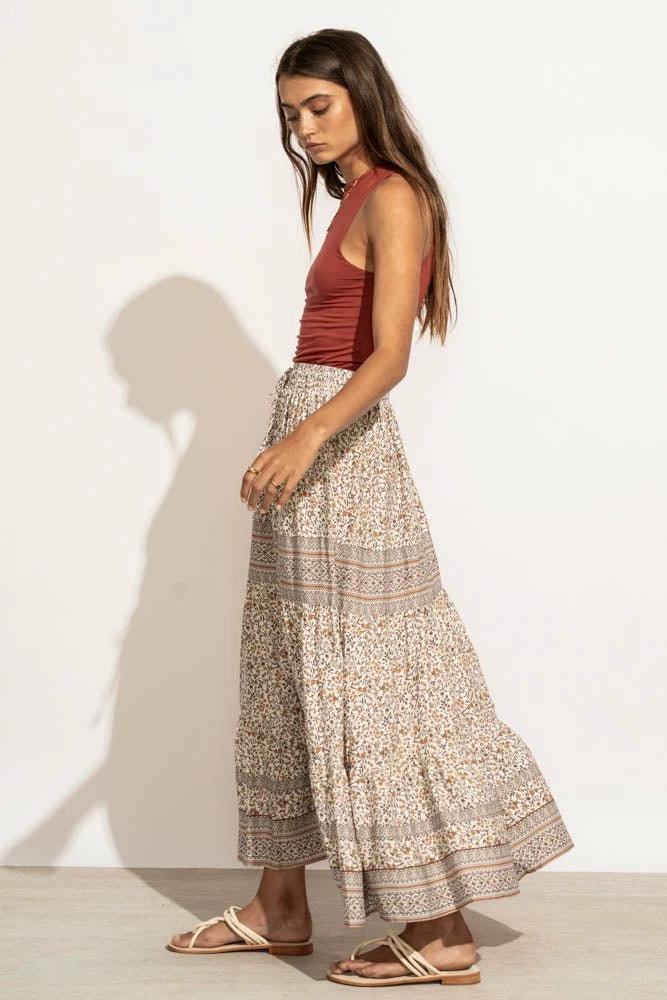 Cheapest π IN LOOM Hester Tiered π Skirt - FINAL SALE π 4 IN LOOM Hester Tiered Skirt - FINAL SALE