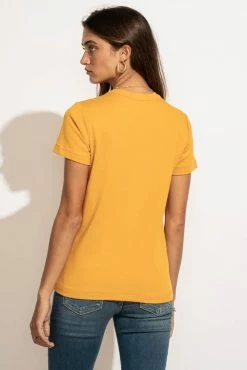 WORUI Tops Mckenna Tee Shirt In Mustard