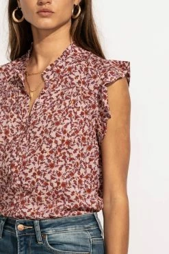 LOVE STITCH Clothing Illustrated Chelsea Floral Blouse - FINAL SALE