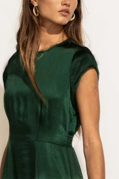 WORUI Dresses Lucille Maxi Dress In Emerald