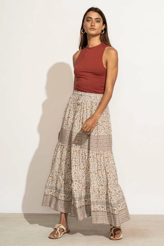 Cheapest π IN LOOM Hester Tiered π Skirt - FINAL SALE π 3 IN LOOM Hester Tiered Skirt - FINAL SALE